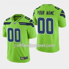 Miesten Seattle Seahawks NFL Pelipaita Custom Nike Vihreä 100th